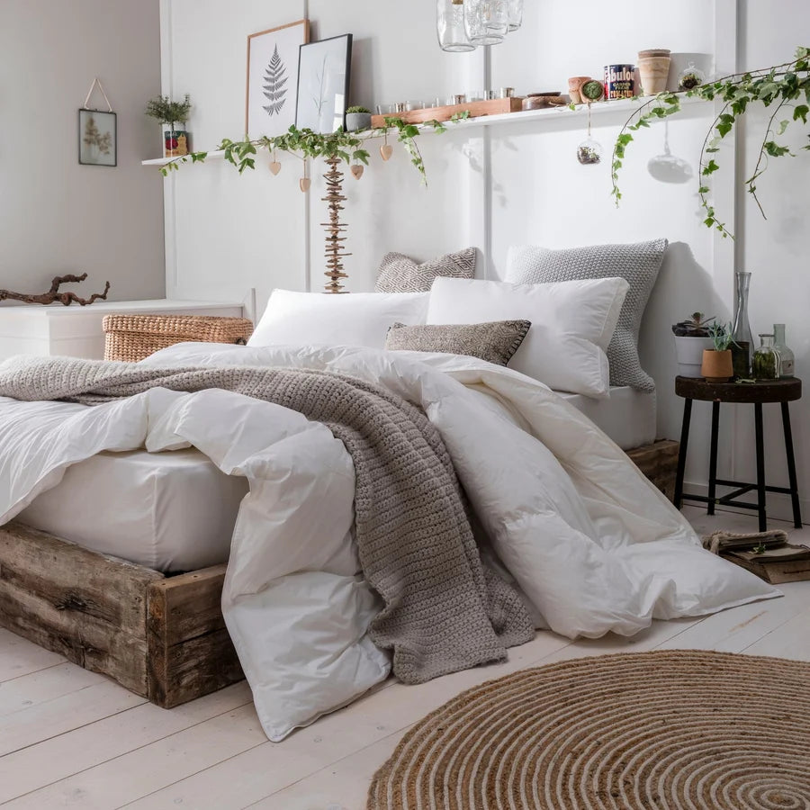 Enjoy 15% off when you purchase a duvet and pillow together.