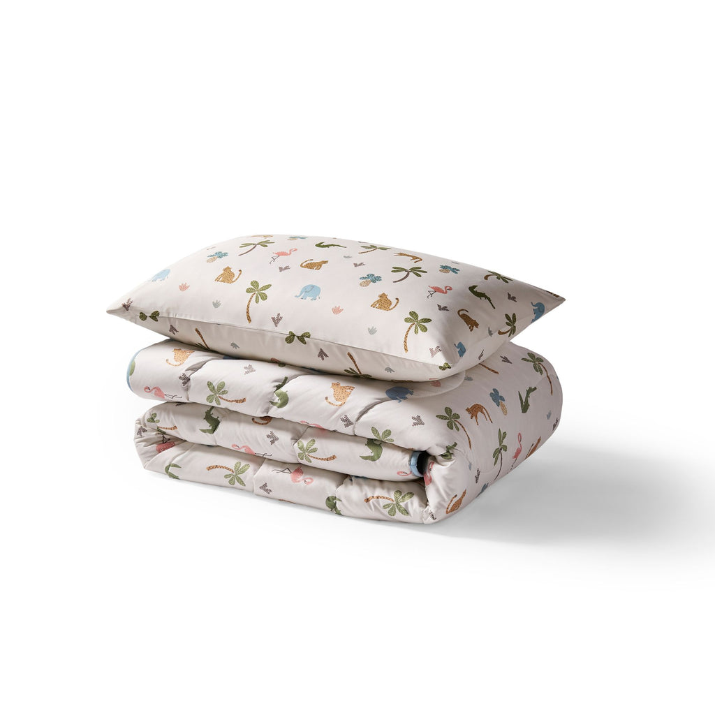 Night Lark / Night Owl Junior - Jungle Adventure - Children's Coverless Duvet & Pillowcase Set details