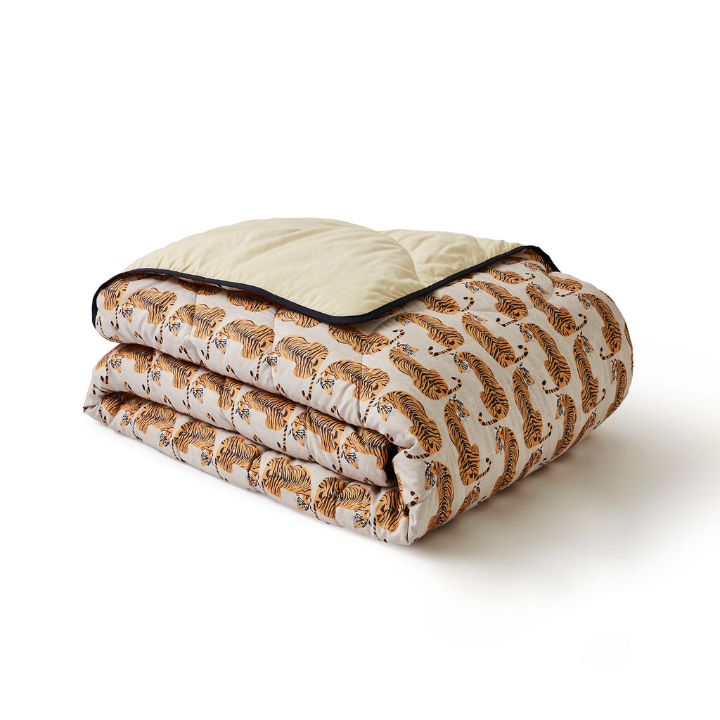 Night Lark Wild Tigers Coverless Duvet Details